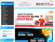 Tablet Screenshot of dunczyk.com